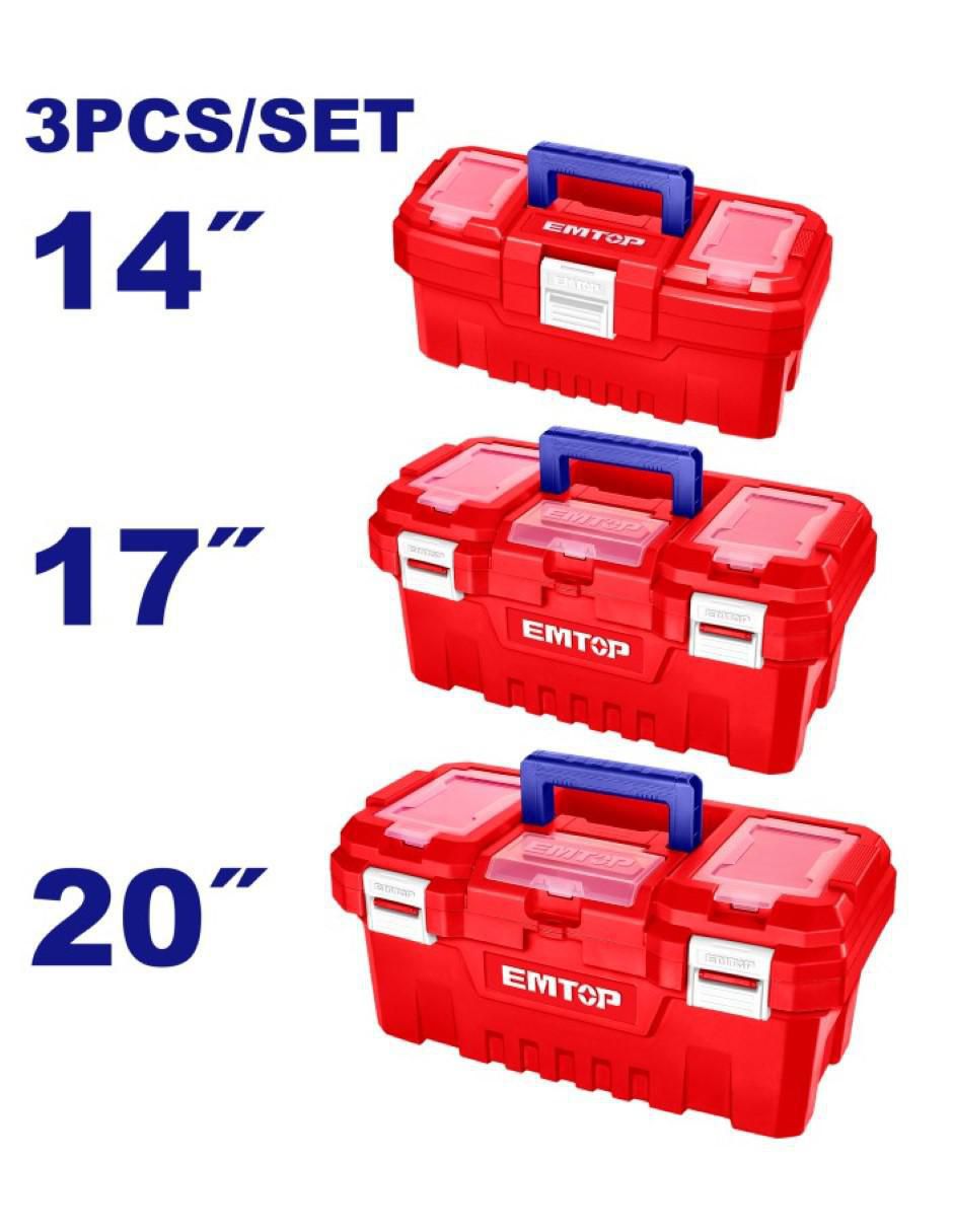 Set caja de herramientas 1 compartimento 2