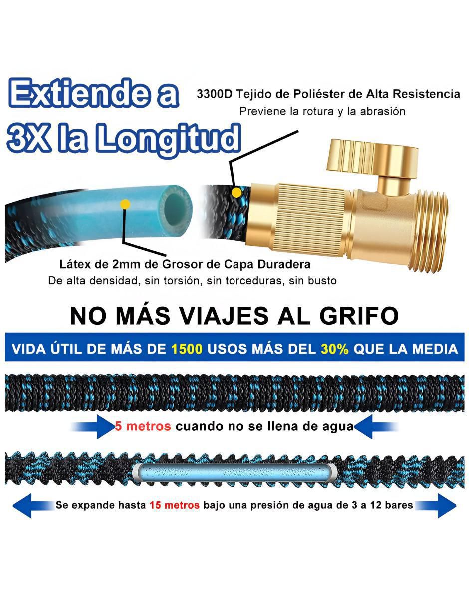 Manguera expandible 15 m 5