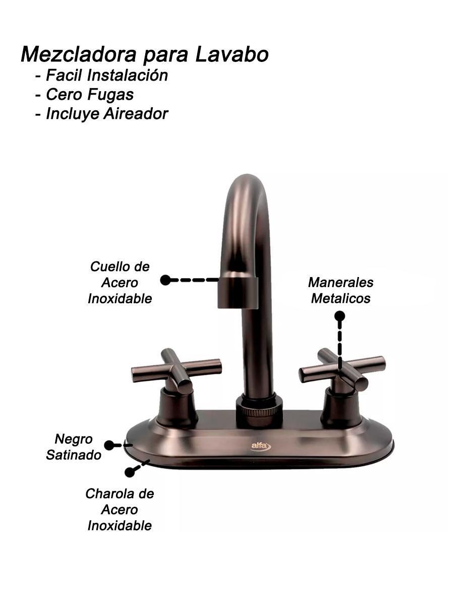 Llave mezcladora para baño 2