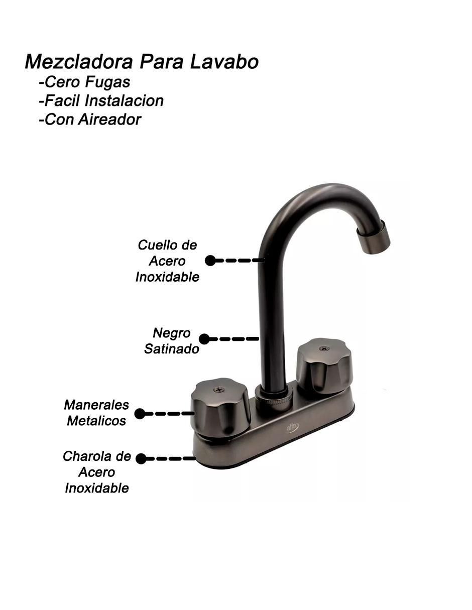Llave mezcladora para baño 7