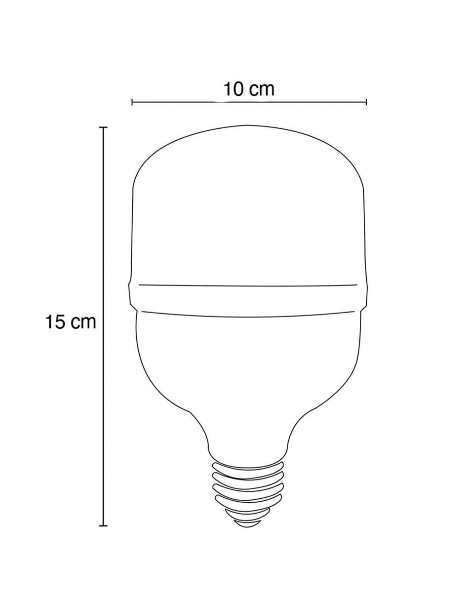 Foco LED 30 W de consumo 30 W de iluminación 80 lm lúmenes 6