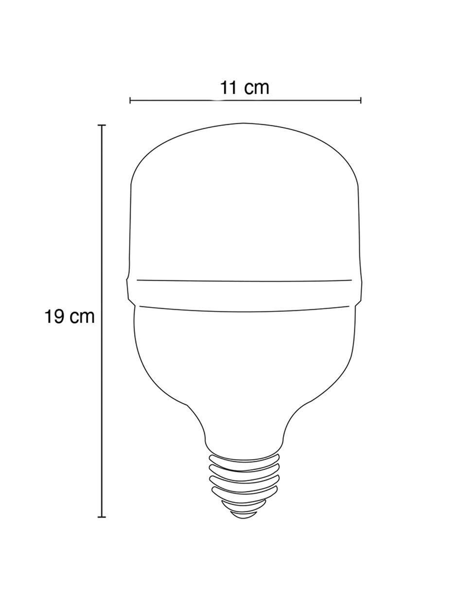 Foco LED 40 W de consumo 40 W de iluminación 80 lúmenes 6