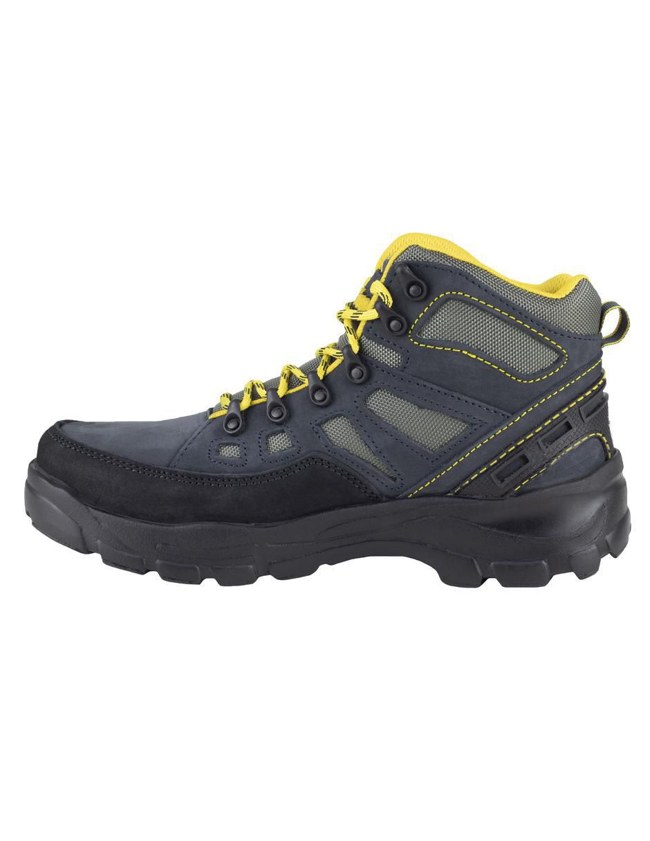 Bota industrial de cuero y tela 3