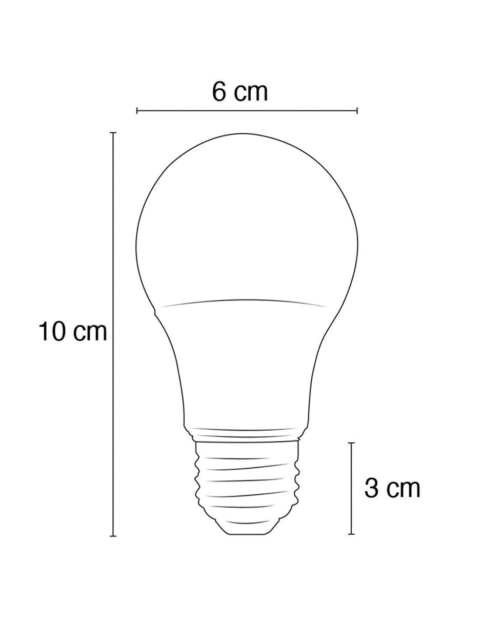 Foco LED 9 W de consumo 9 W de iluminación 800 lm lúmenes 5