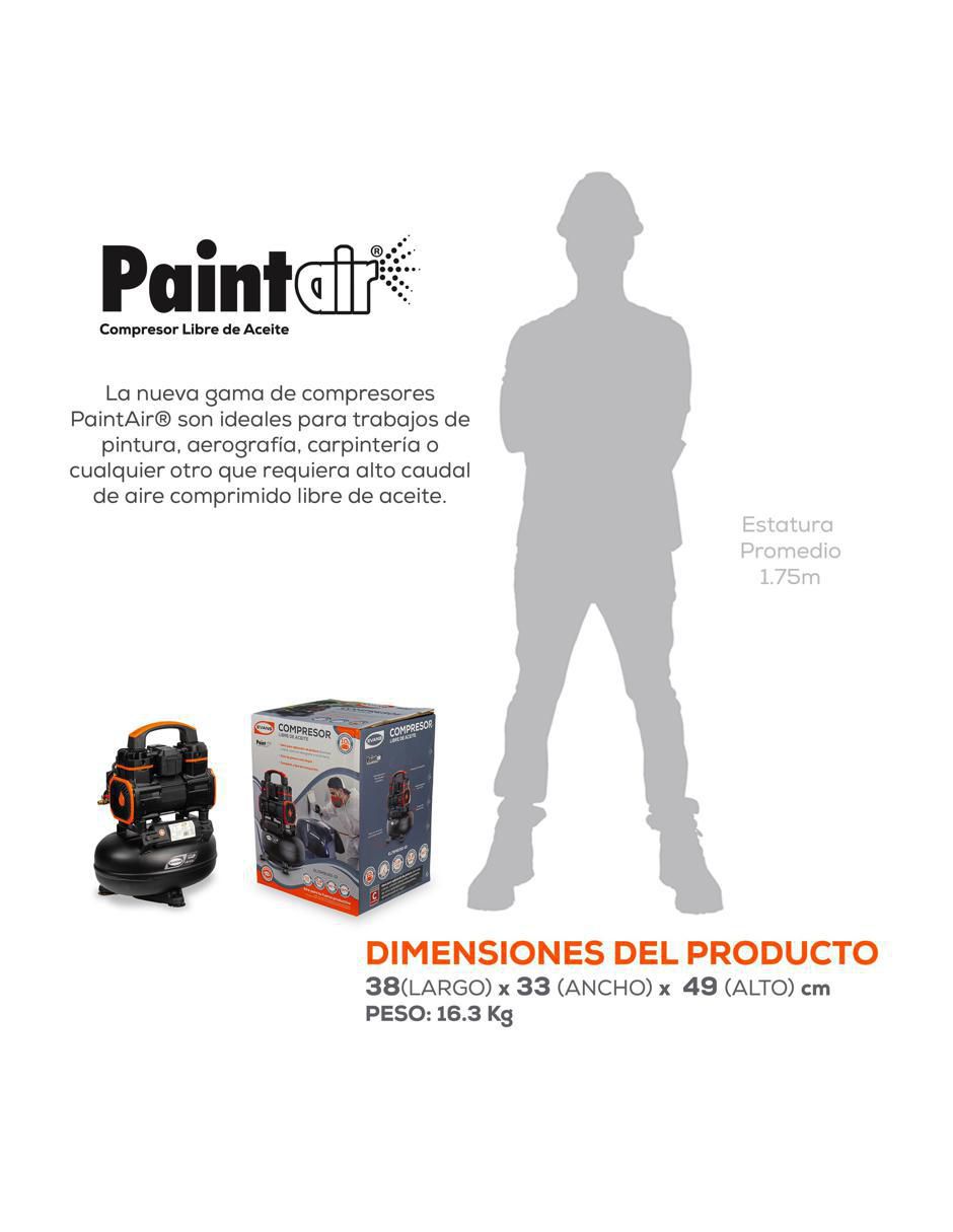 Compresor 10 L 1.5 hp 5