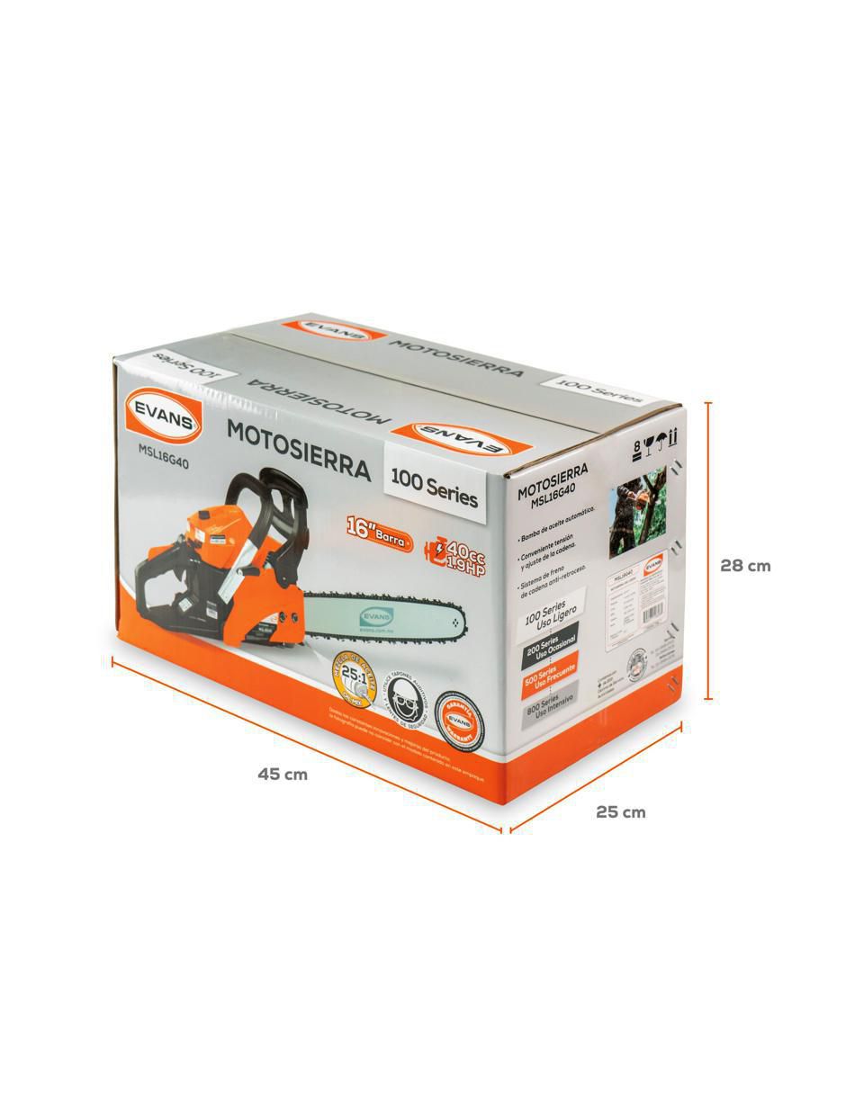 Motosierra a gasolina MSL16G40 4
