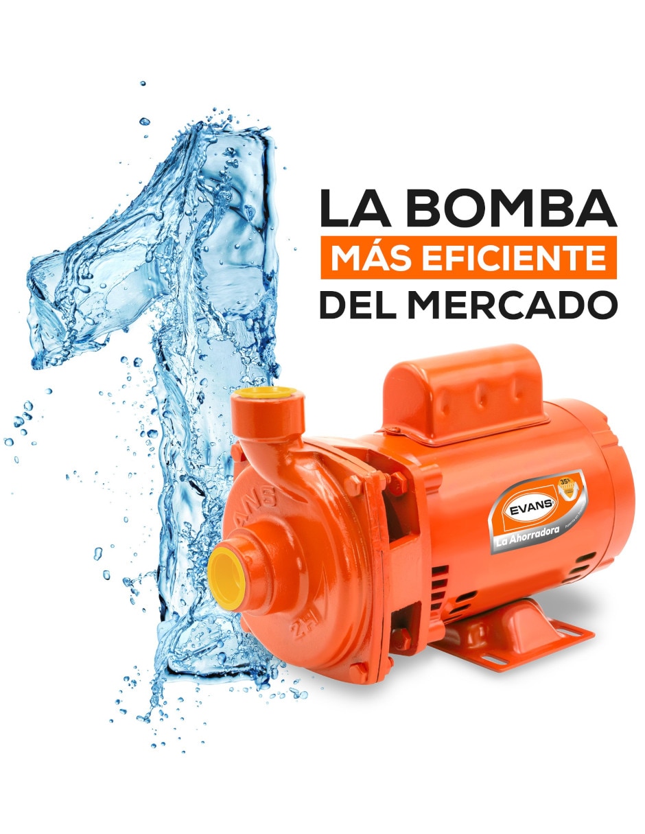 Bomba de agua centrífuga 3/4 HP 4