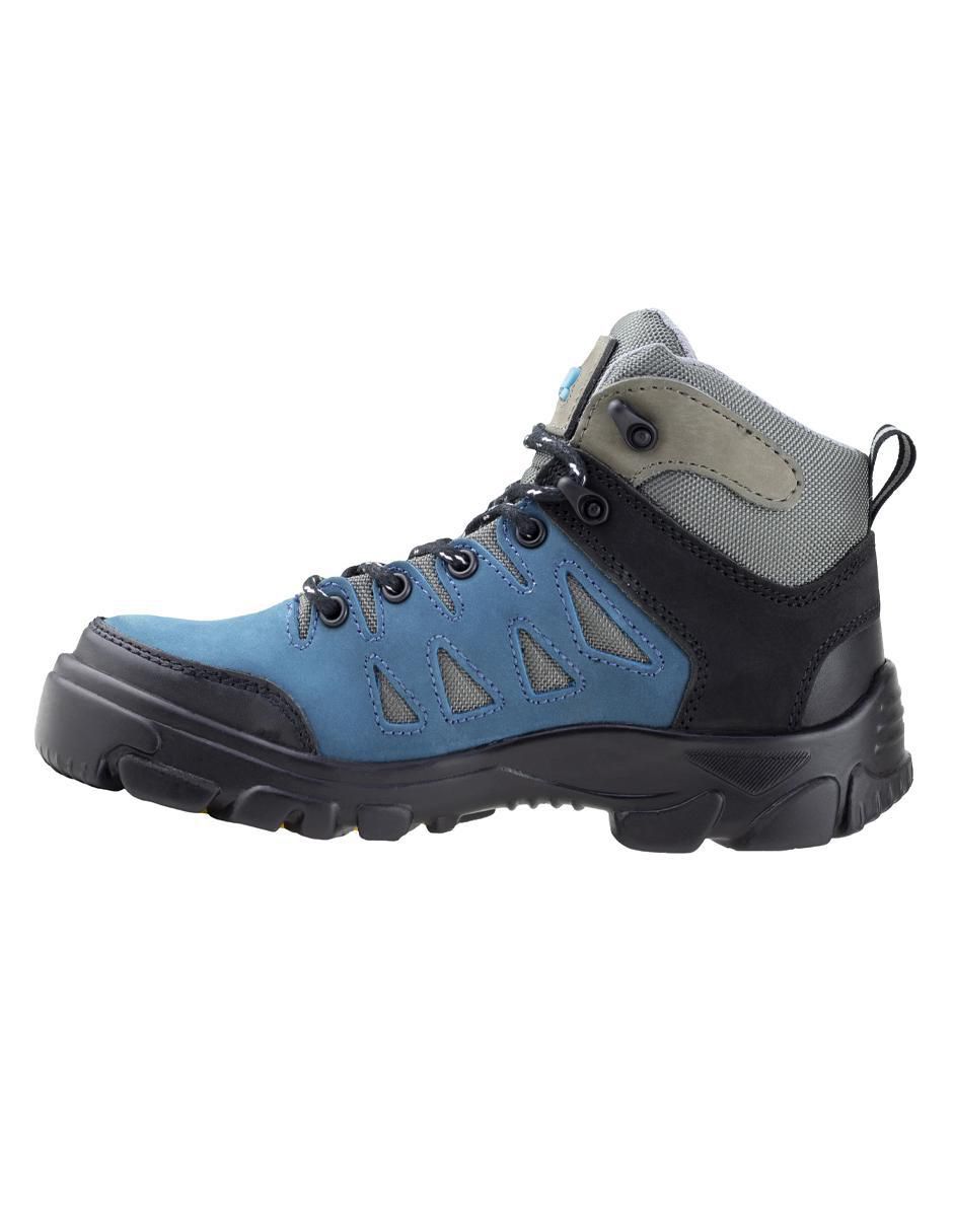 Bota industrial de cuero y tela 2