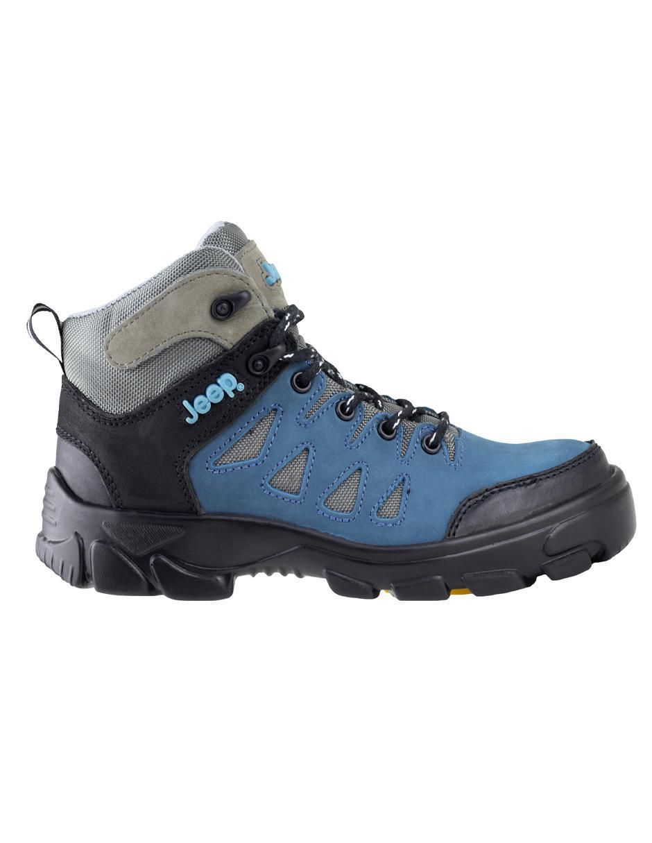 Bota industrial de cuero y tela 3