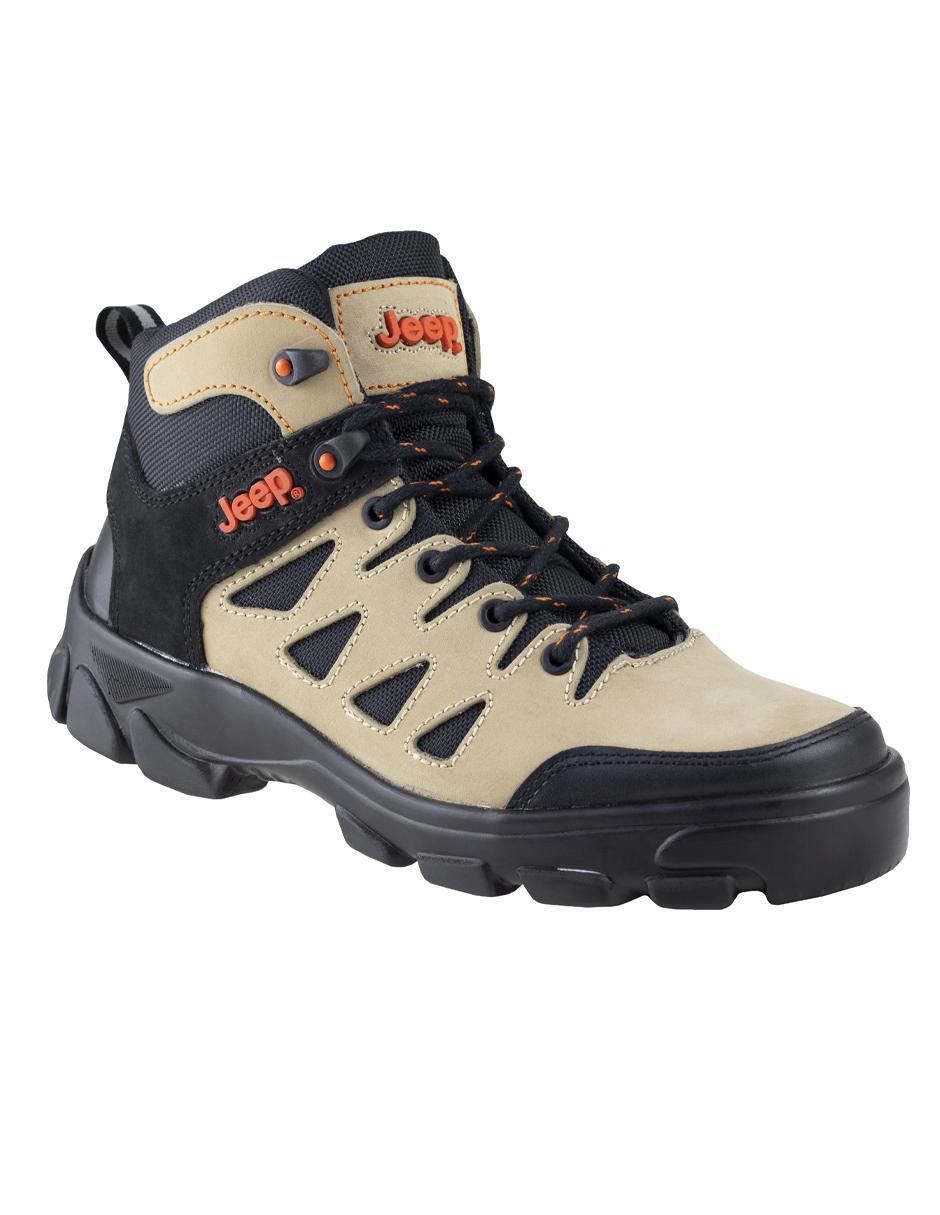 Bota industrial de cuero y tela Bota industrial de cuero y tela