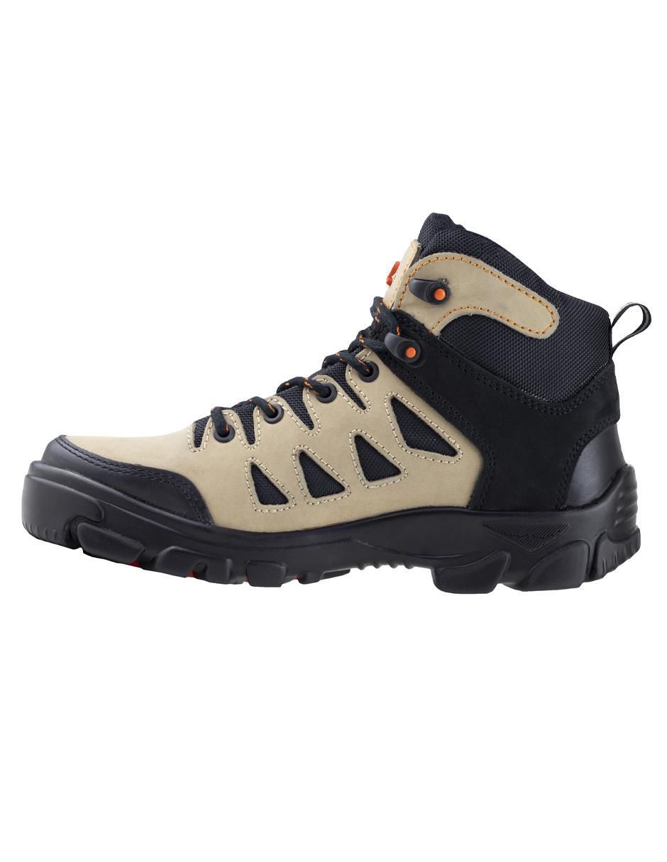 Bota industrial de cuero y tela 3