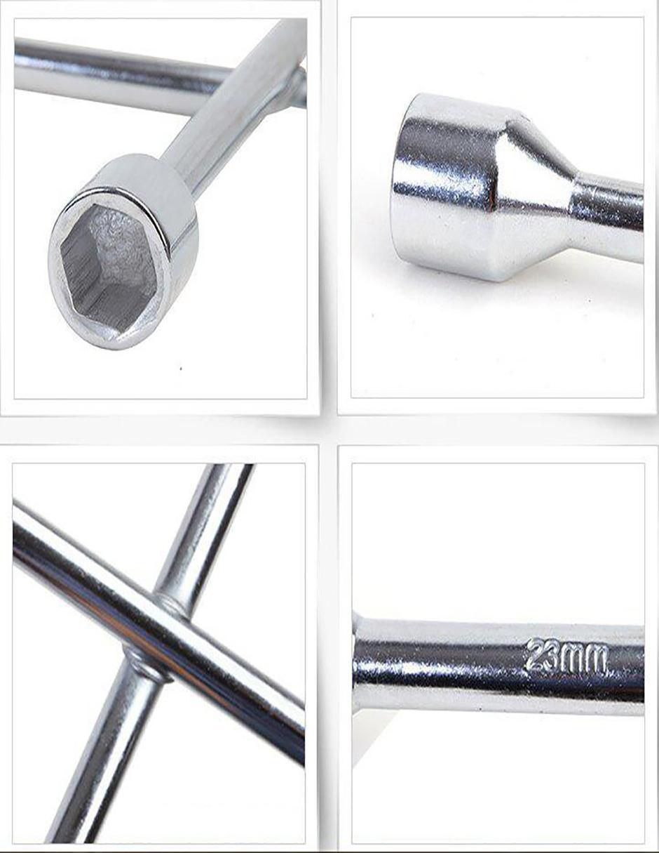 Llave de cruz punta hexagonal 4