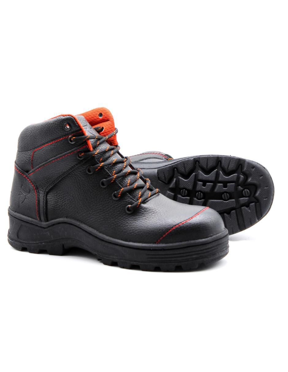 Bota industrial de cuero y tela 3