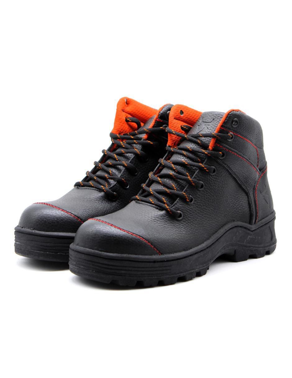 Bota industrial de cuero y tela 4