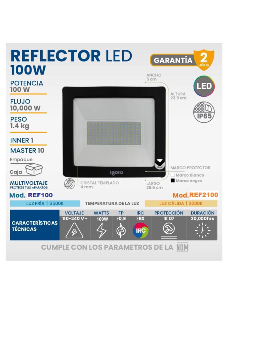 "reflector de luz" fría igoto