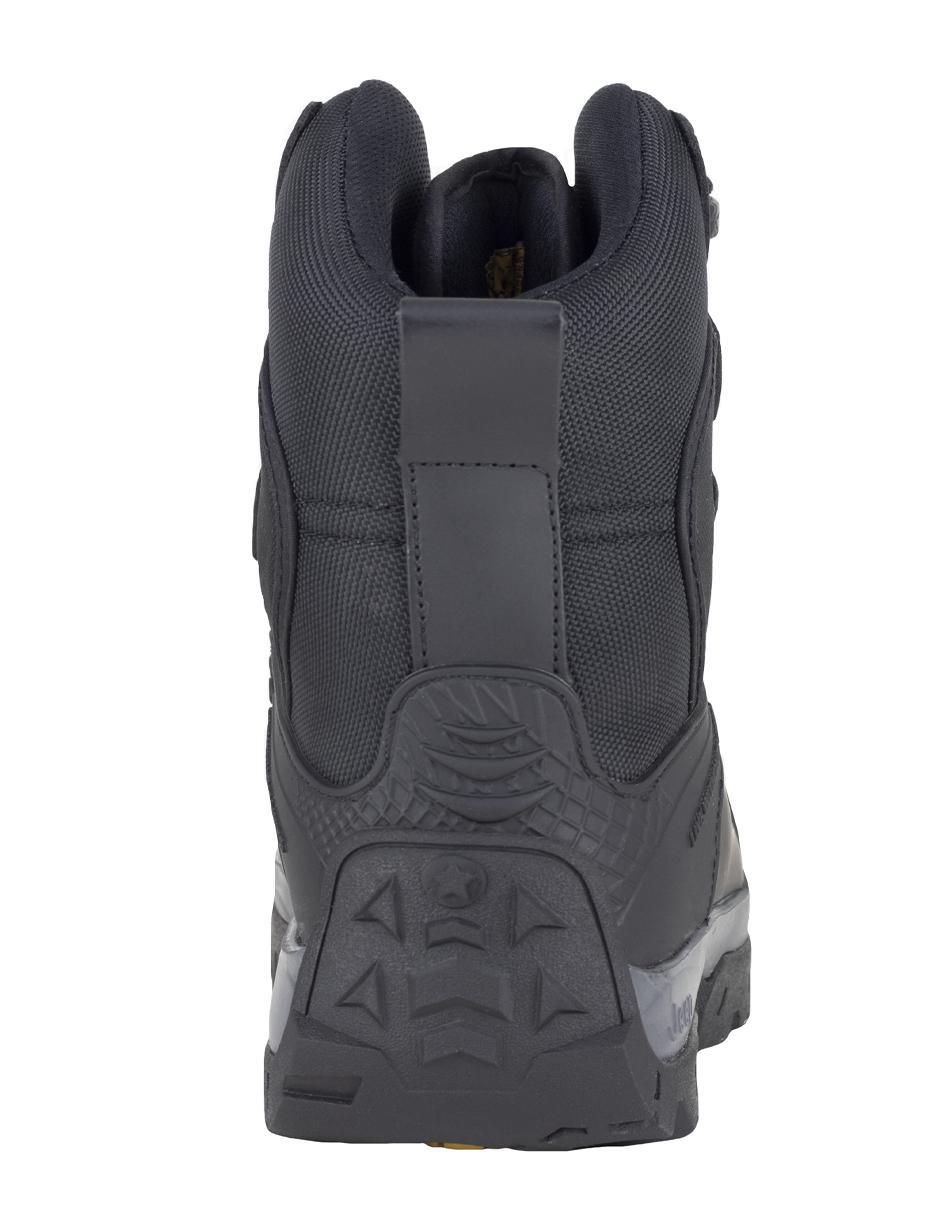 Bota industrial de cuero y tela 5