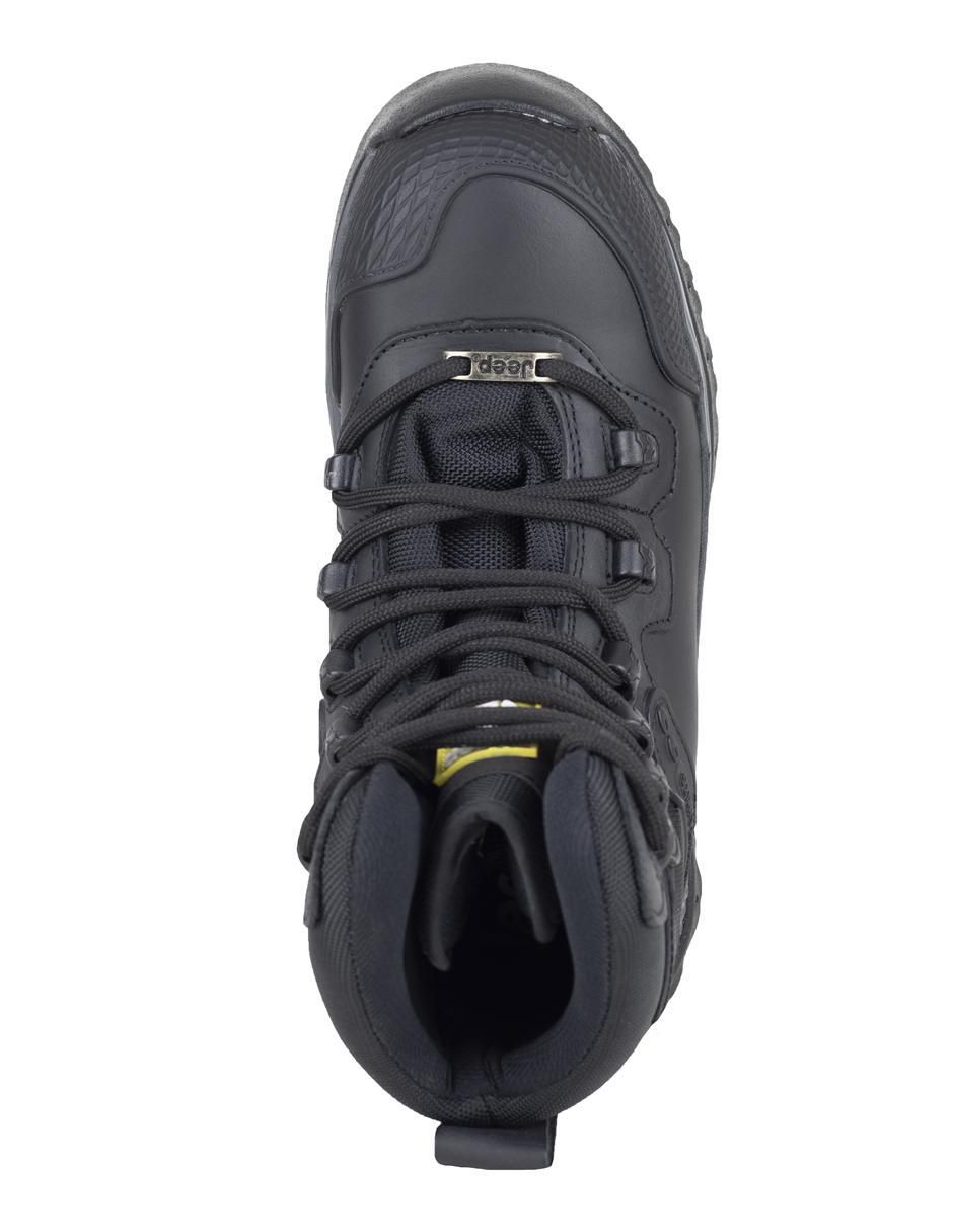 Bota industrial de cuero y tela 6