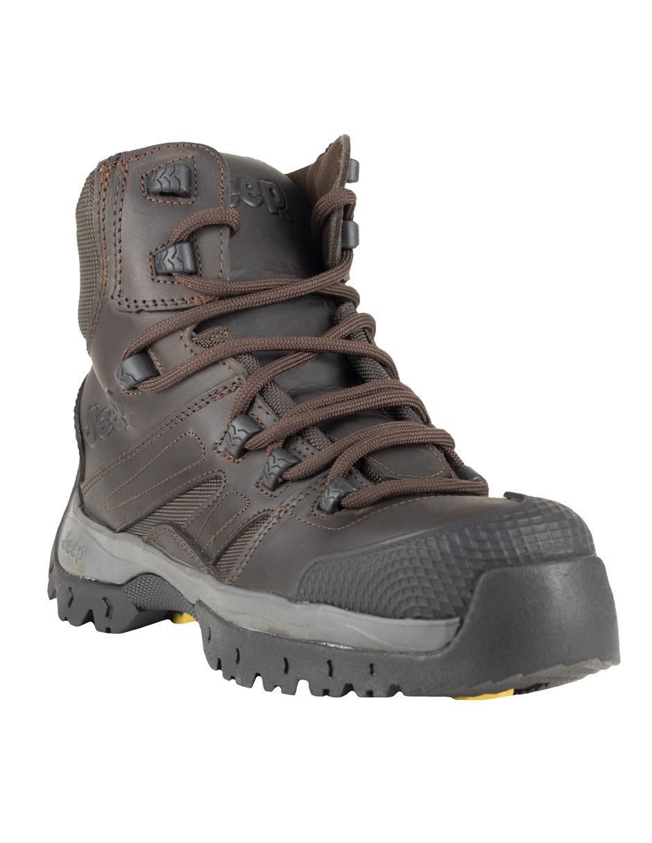 Bota industrial de cuero y tela Bota industrial de cuero y tela
