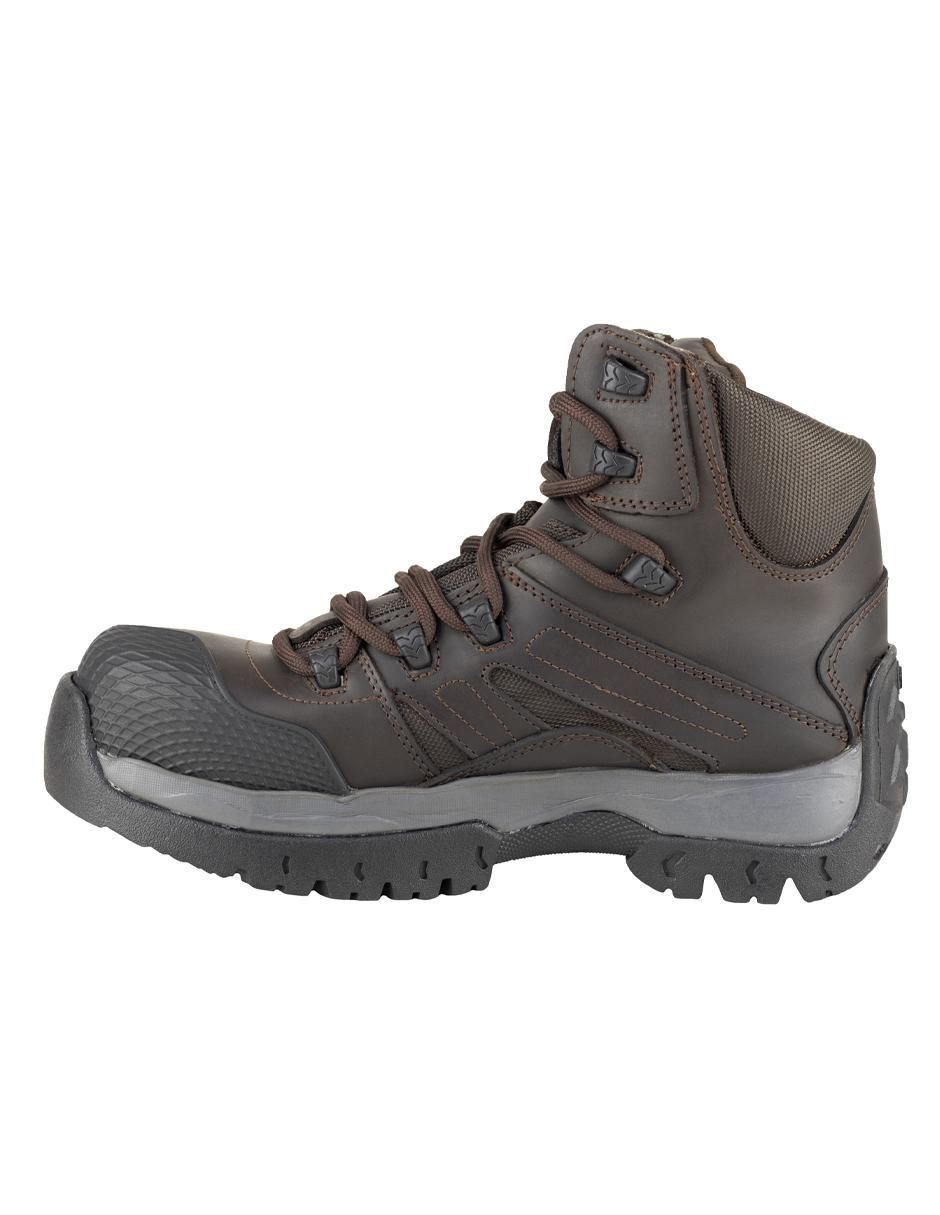 Bota industrial de cuero y tela 3