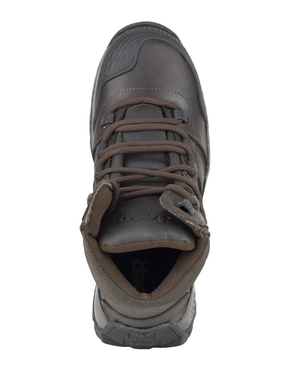 Bota industrial de cuero y tela 6