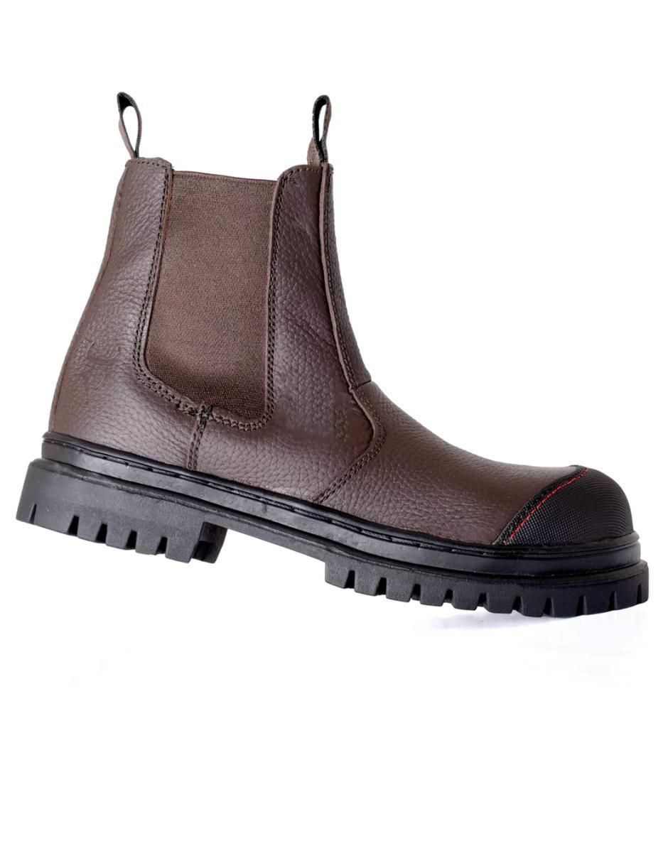 Bota industrial de cuero
