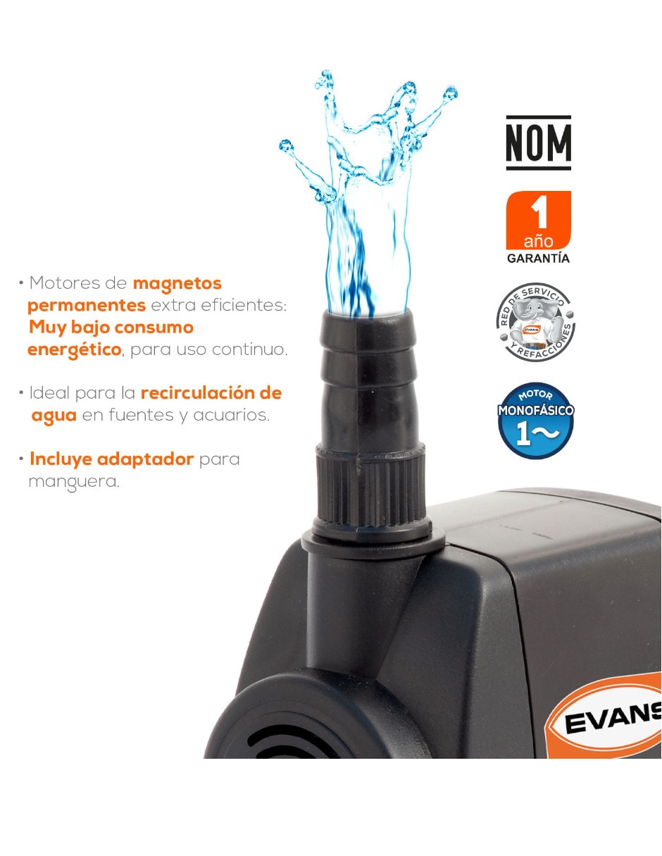 Bomba de agua fuente de ornato 1/6 hp 4
