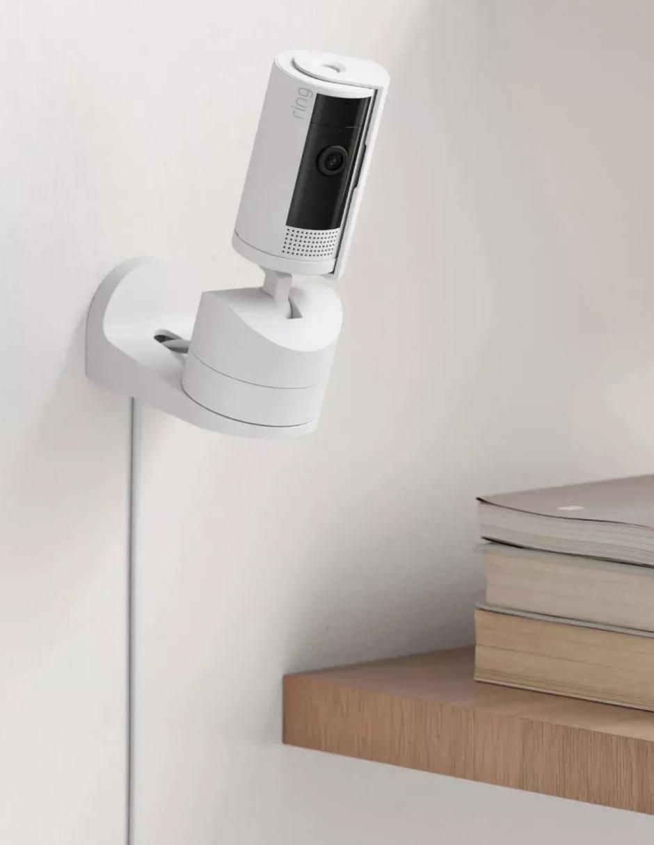 Cámara individual de seguridad alámbrica HD 360° con capacidad para grabar visión nocturna para interior 4