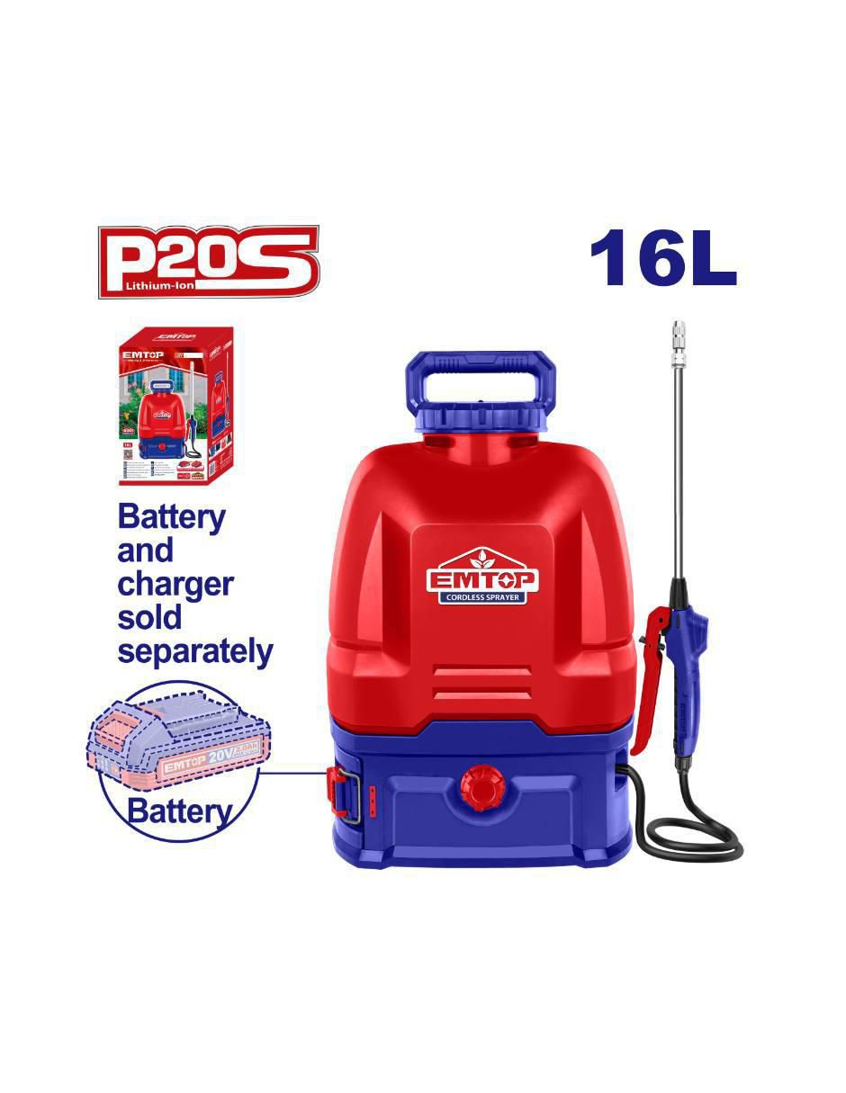 Fumigadora eléctrica de 16 l 2