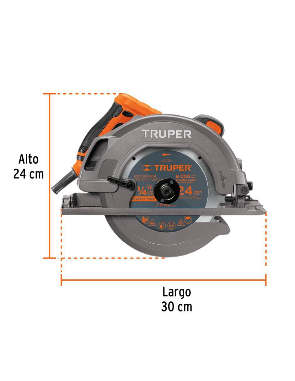 Sierra circular 7-1/4 1700 w 3