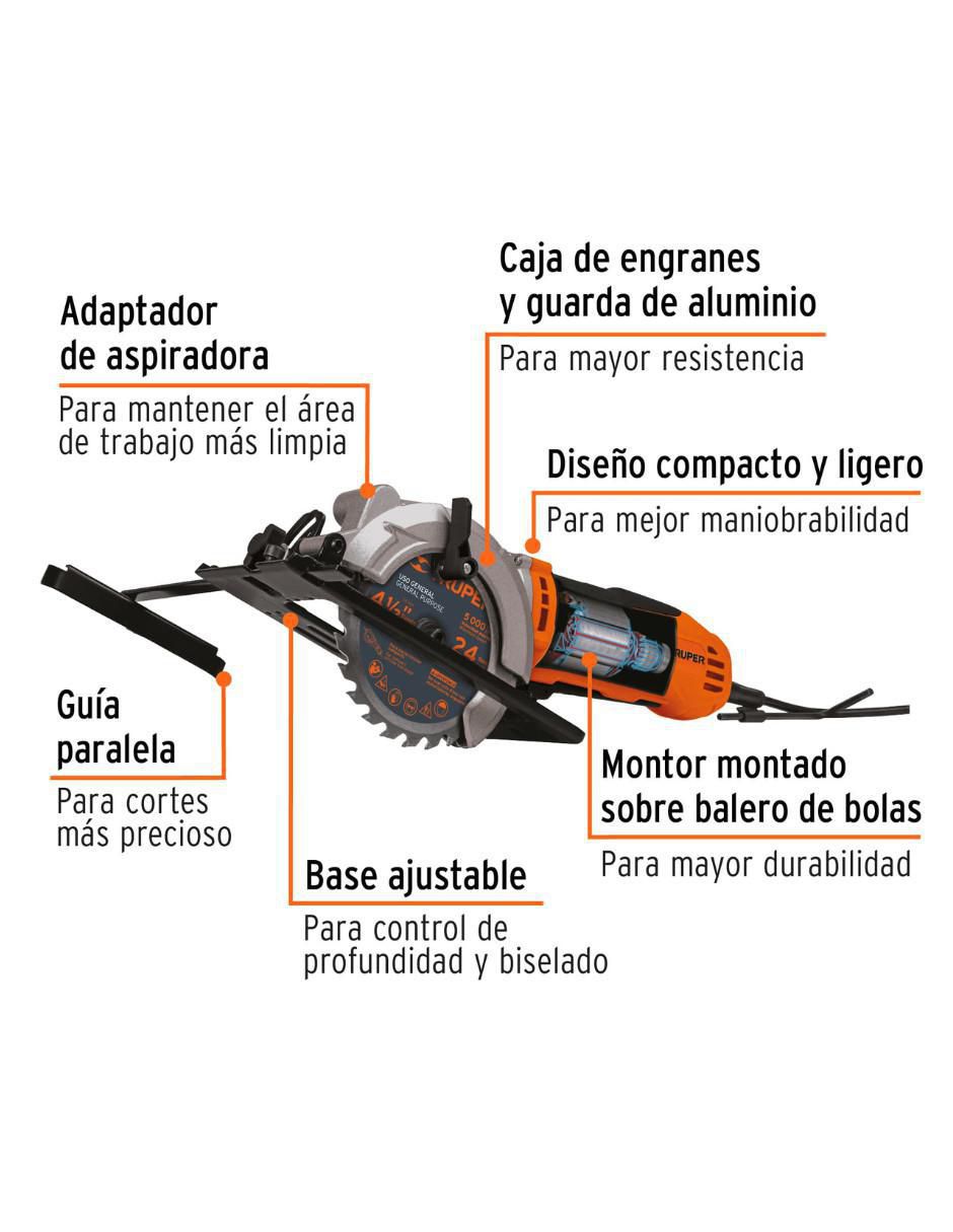 Sierra circular compacta 750 W 2