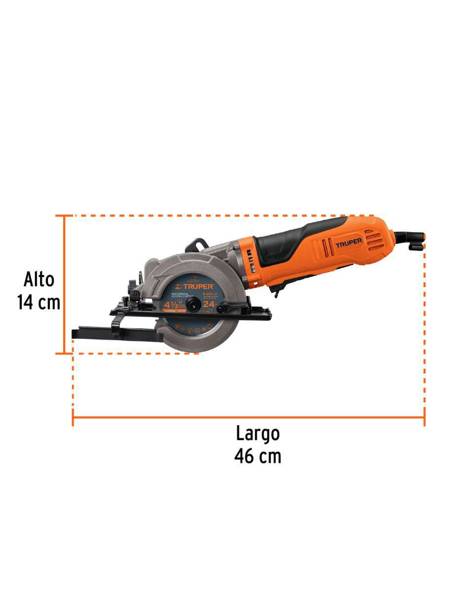 Sierra circular compacta 750 W 3