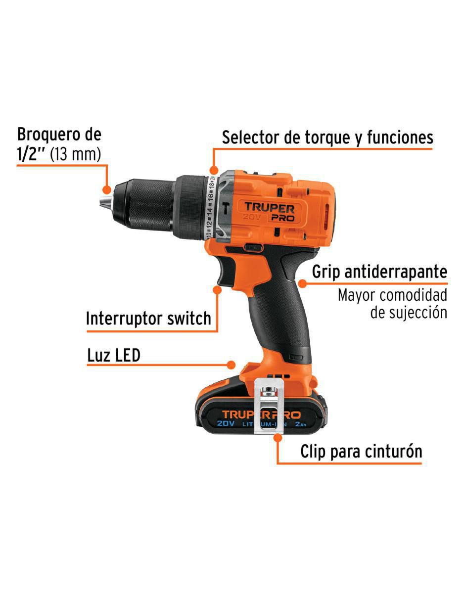 Rotomartillo y atornillador COMBO 60 W 2