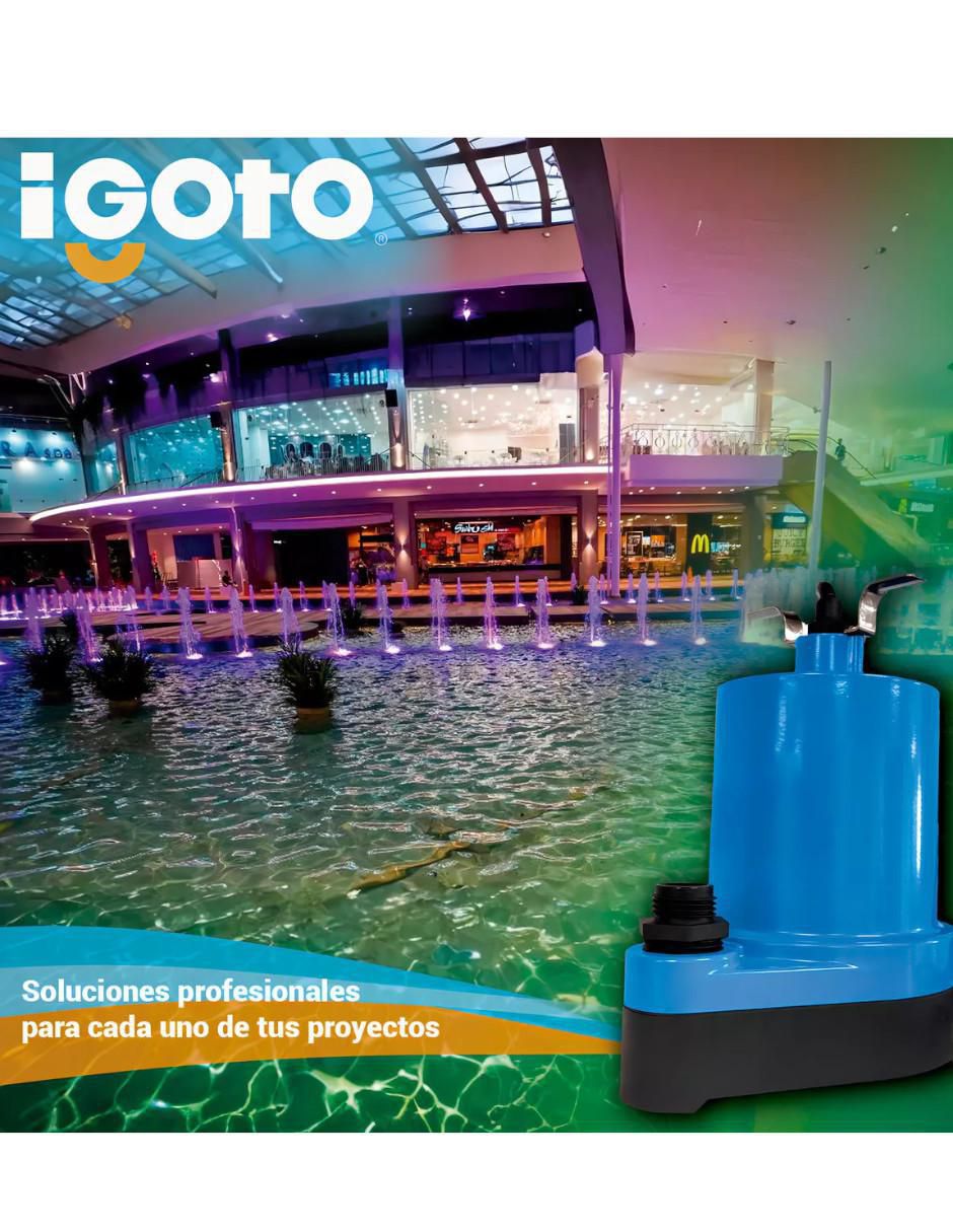 Bomba de agua fuente de ornato 1/6 hp 2