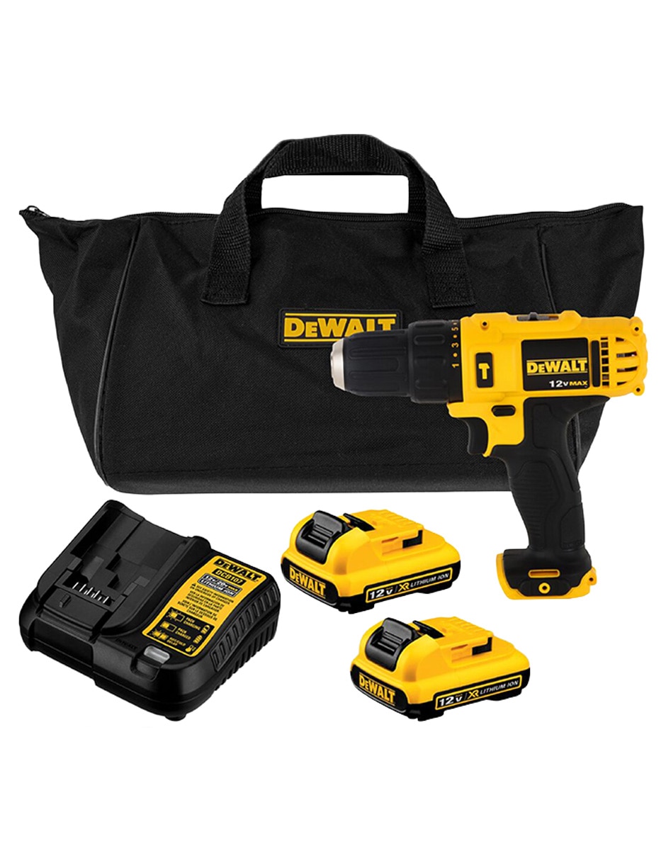 Set taladro atornillador inalámbrico DCD716D2-B3 de 10.8 V Set taladro atornillador inalámbrico DCD716D2-B3 de 10.8 V