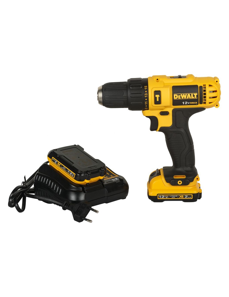 Set taladro atornillador inalámbrico DCD716D2-B3 de 10.8 V 2