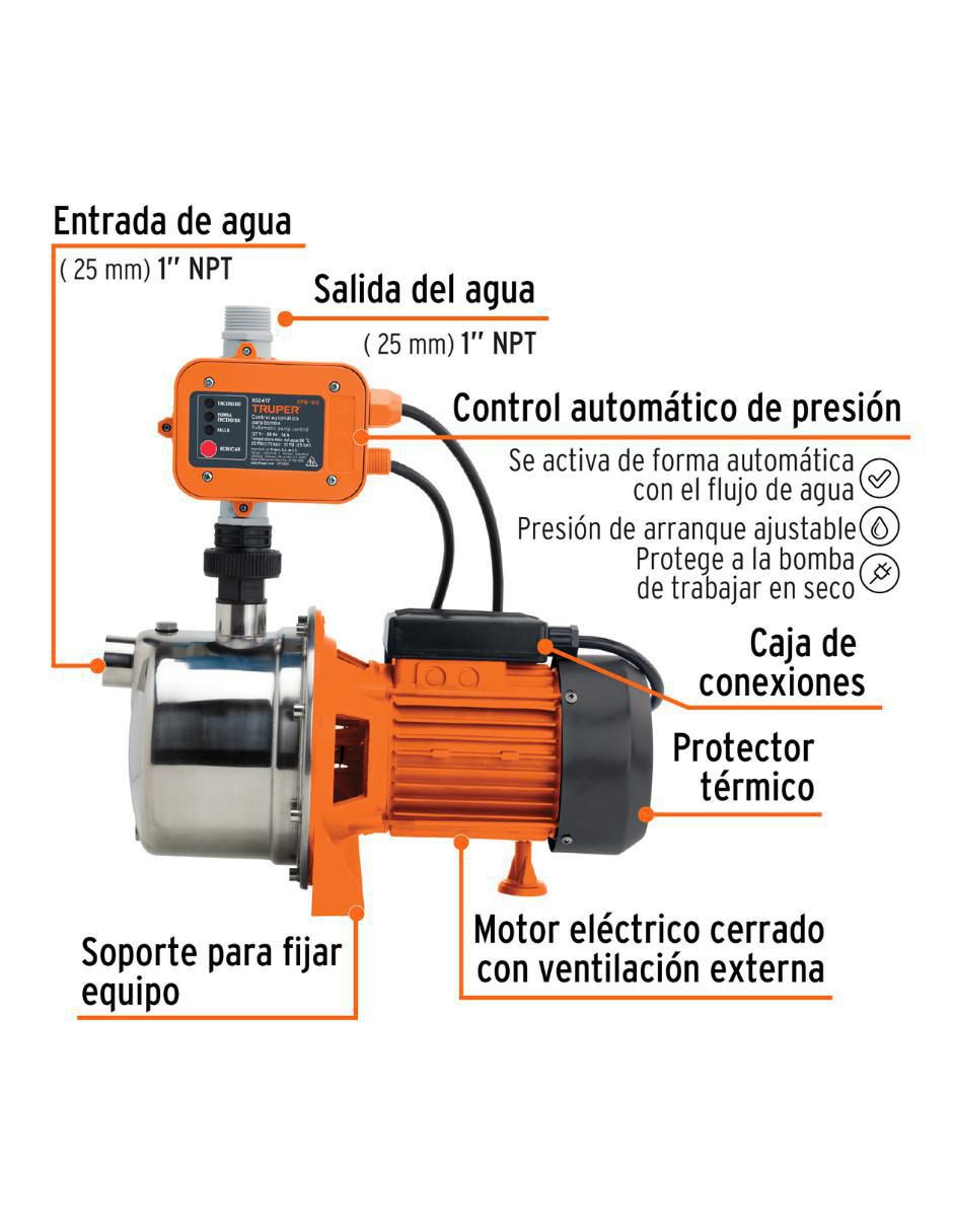 Bomba de agua doméstica 1 HP 2