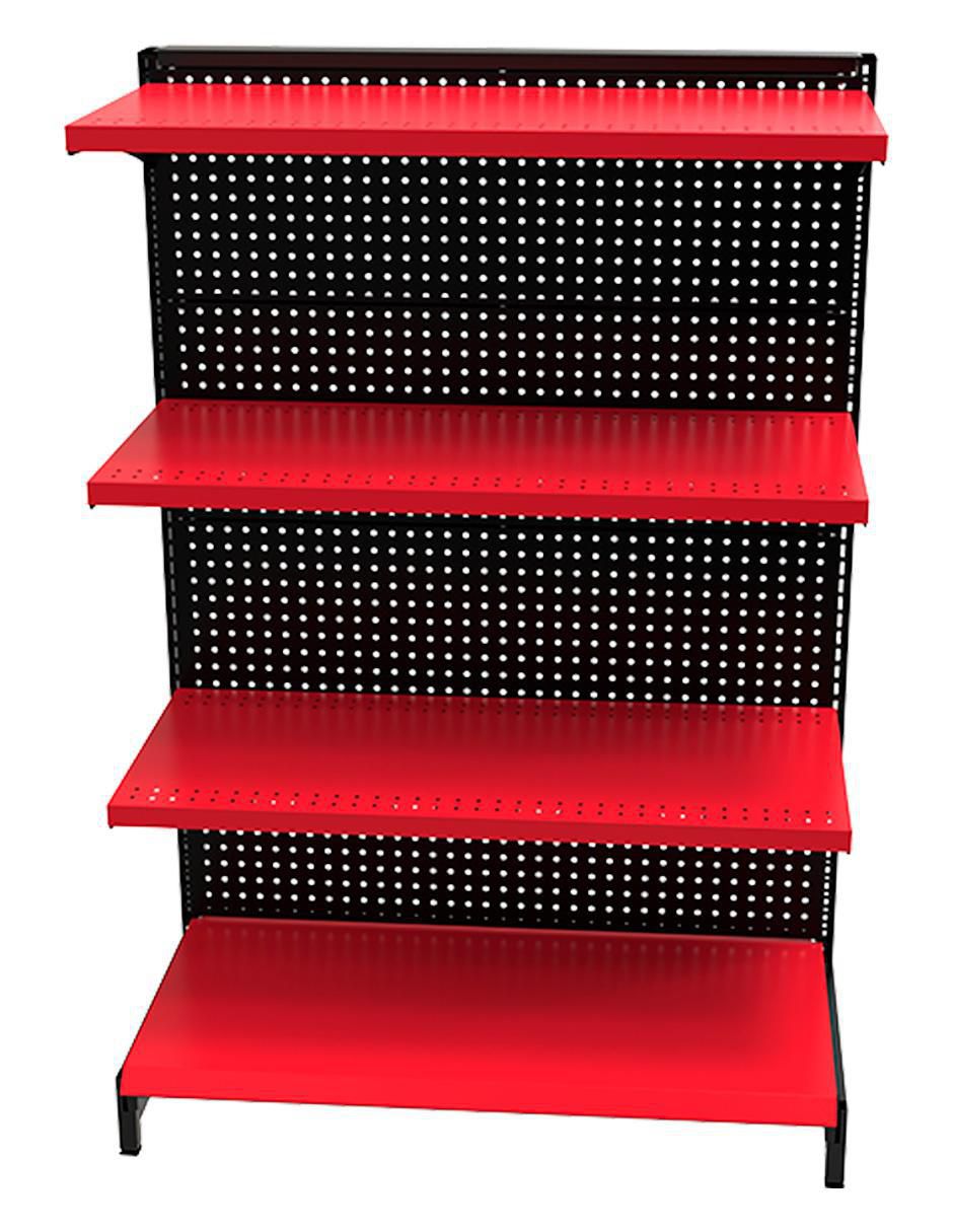 Estante "de" acero gsi storage solutions gsi storage góndola perimetral