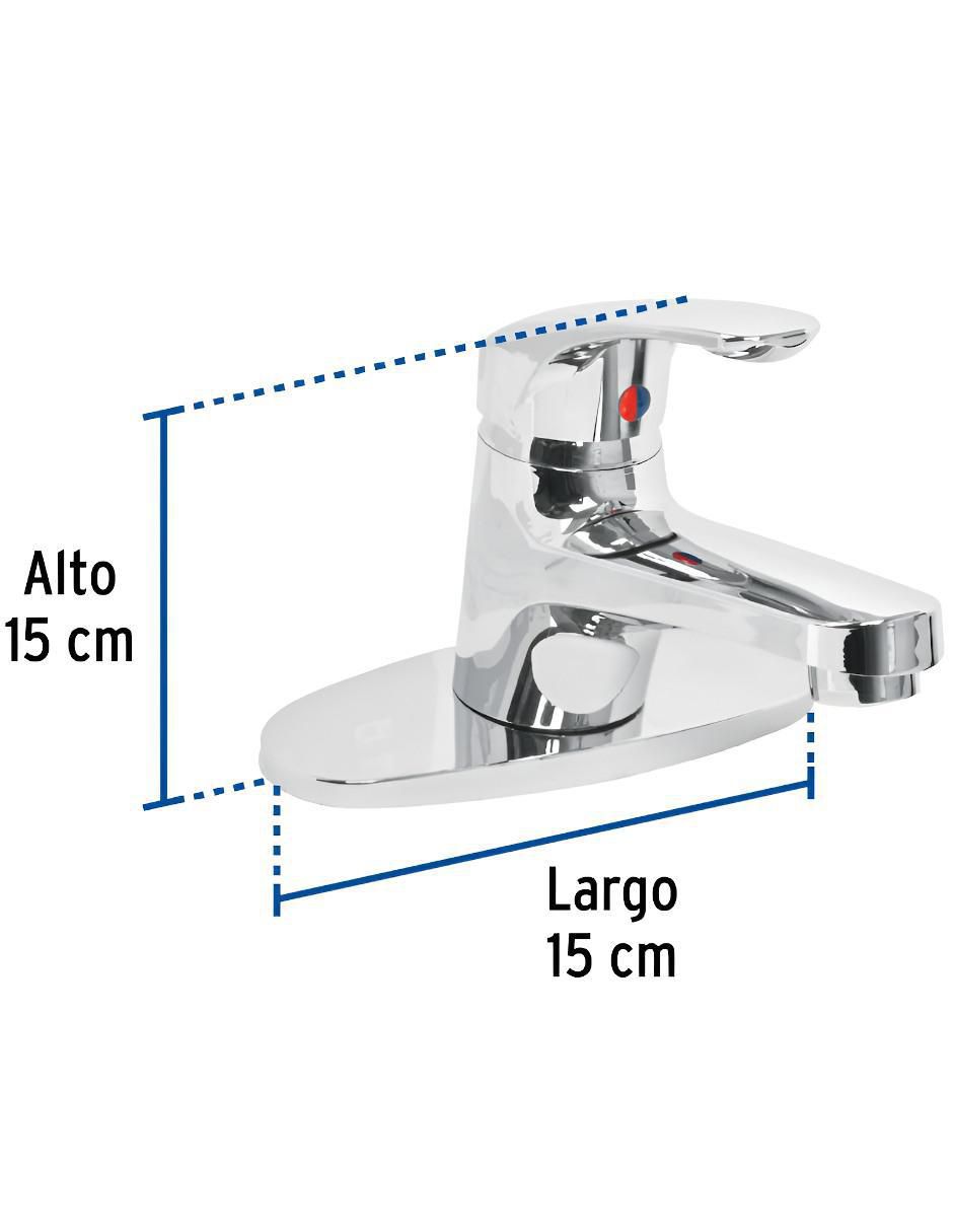 Monomando para lavabo 4