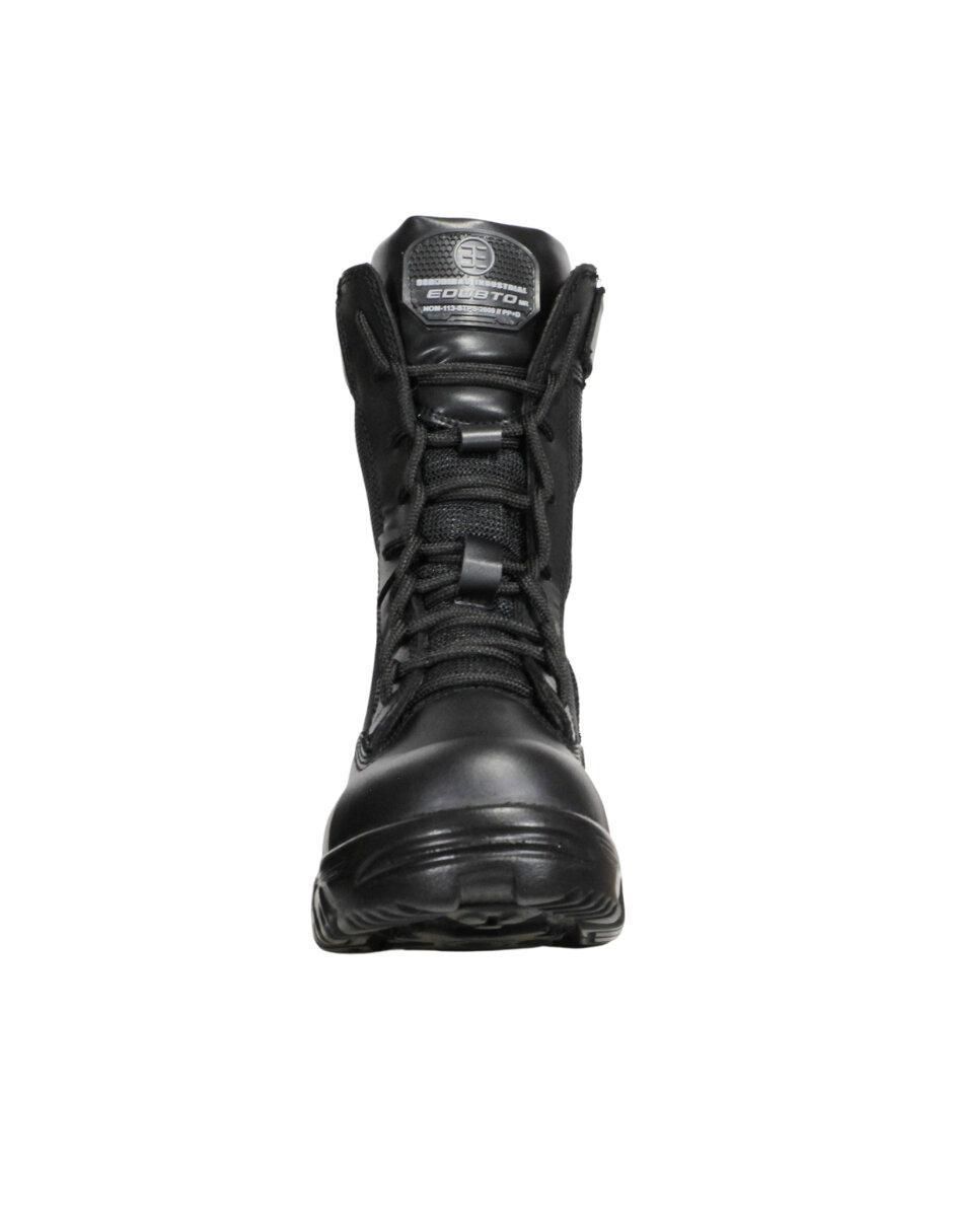 Bota industrial de cuero y tela 8