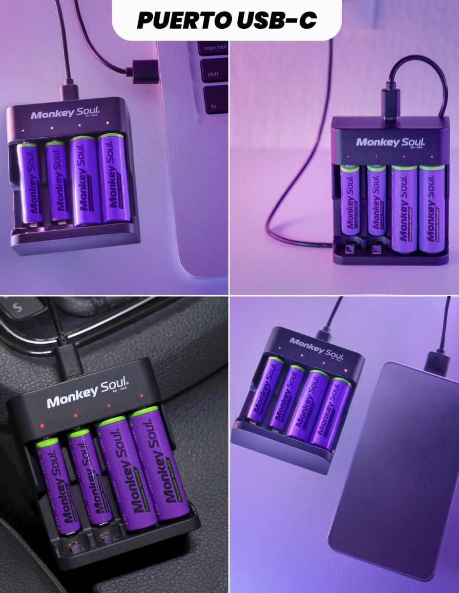 Cargador de pilas de 5 w usb tipo c 7