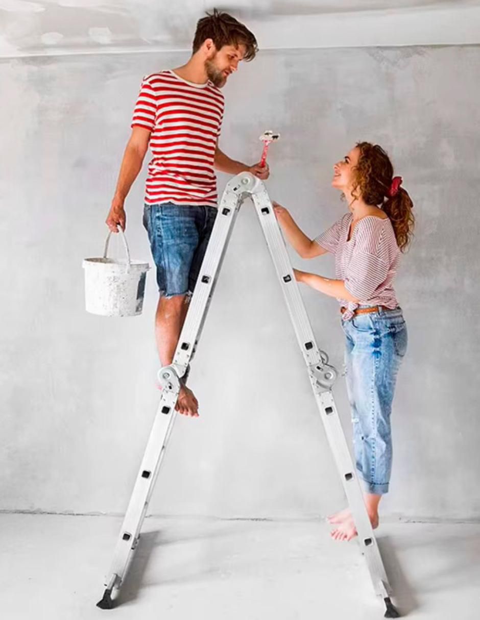 Escalera multipropósito de aluminio 4