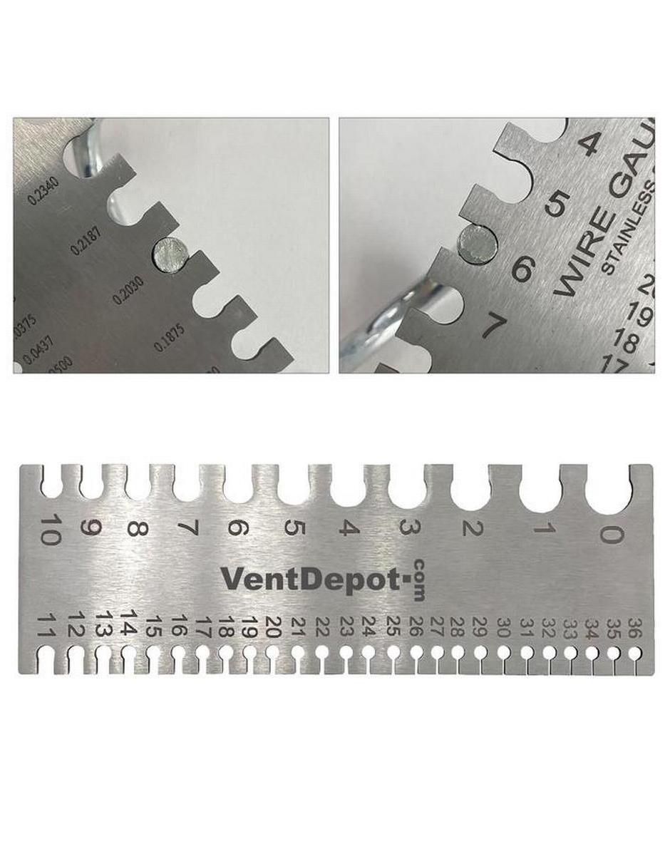 Calibrador de acero inoxidable 4