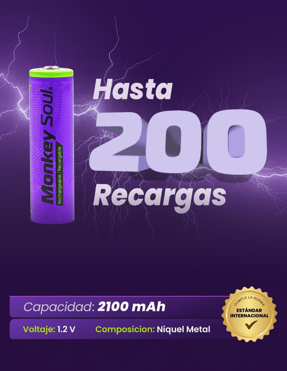 Paquete de pilas AA níquel-metal hidruro (nimh) 1.2 v 5