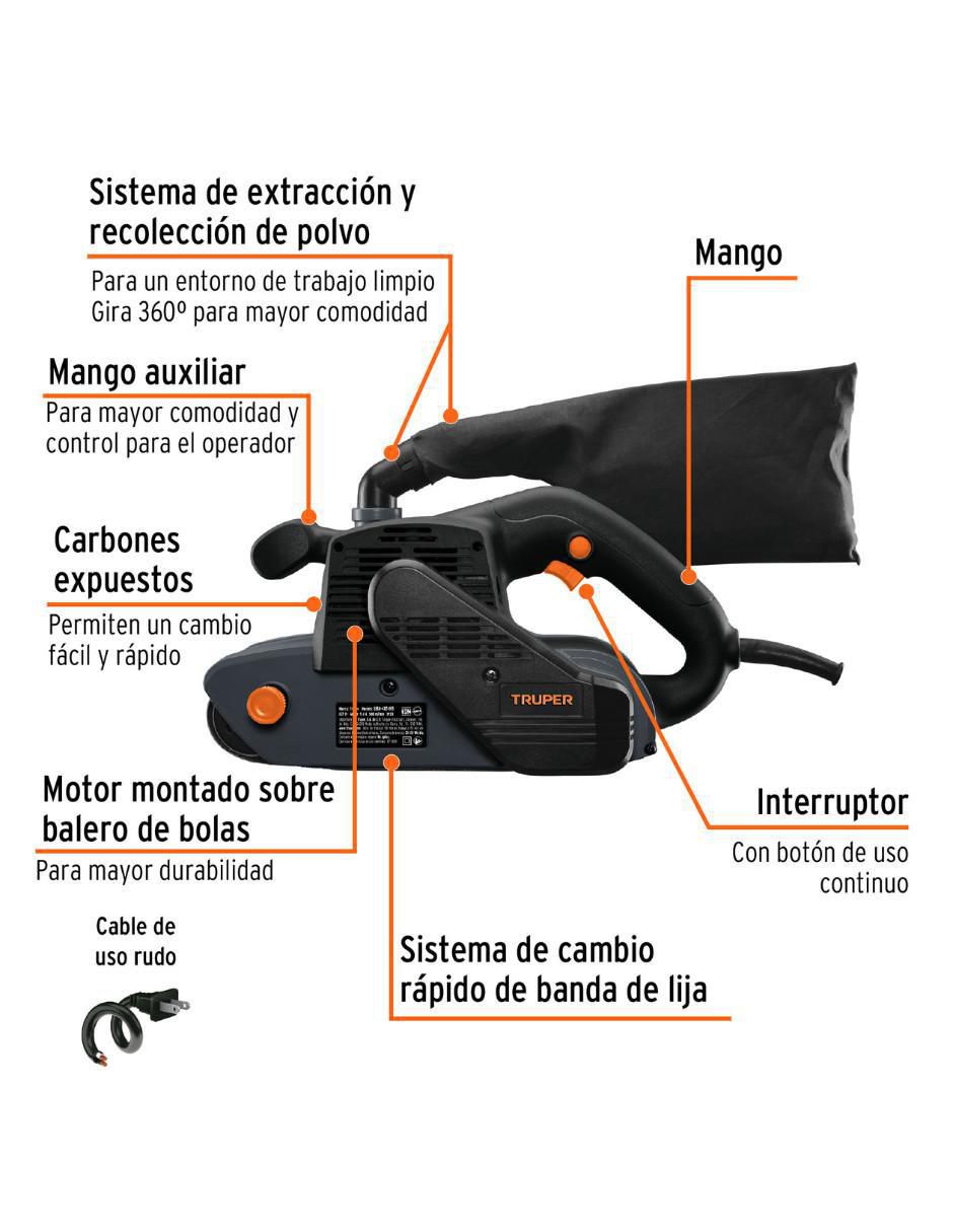 Lijadora banda 1200 w 2