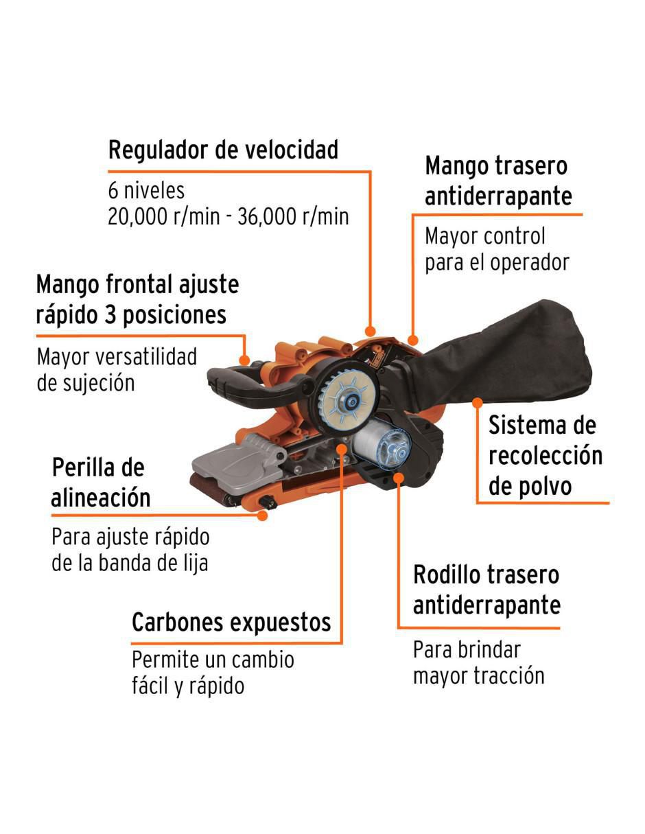 Lijadora banda 1000 w 2