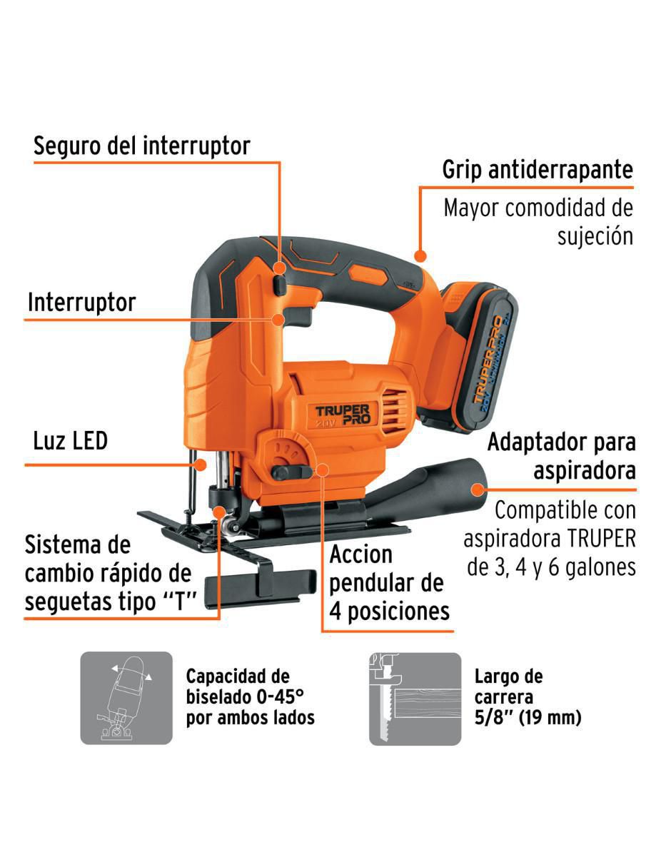Sierra caladora inalambrica 220 W 2
