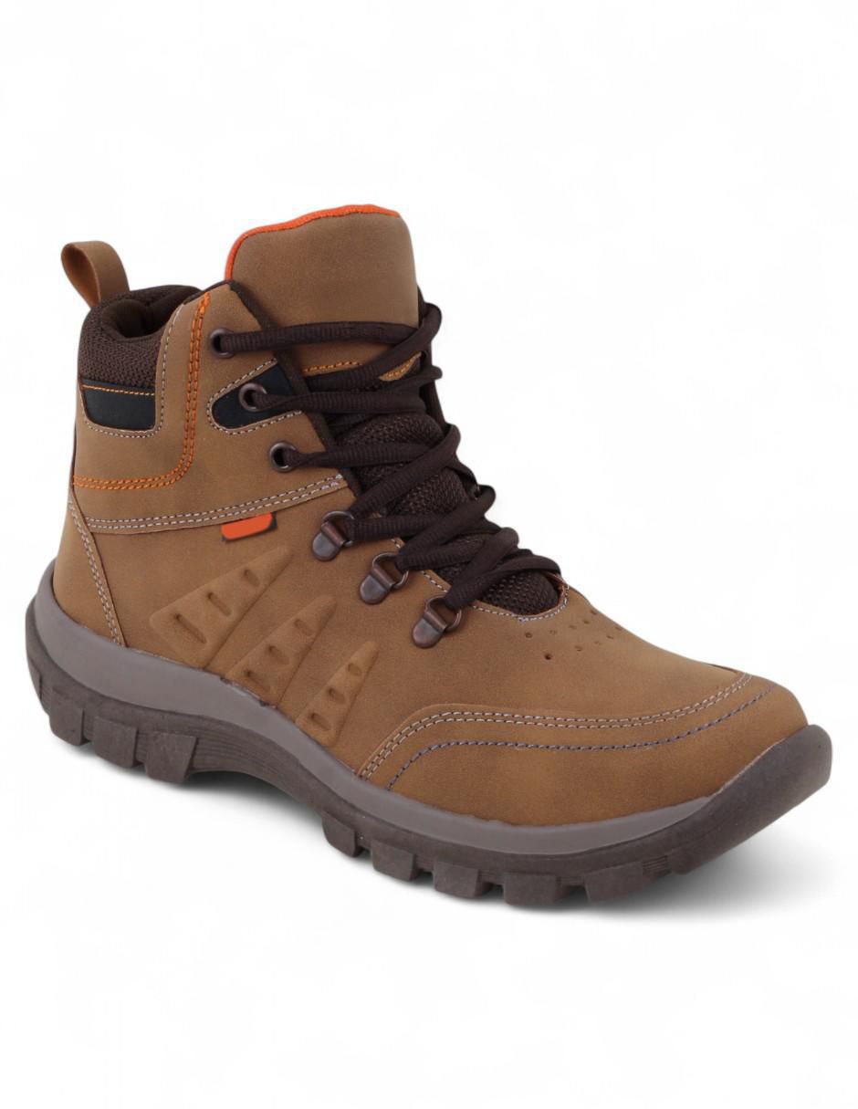 Bota industrial de cuero y piel