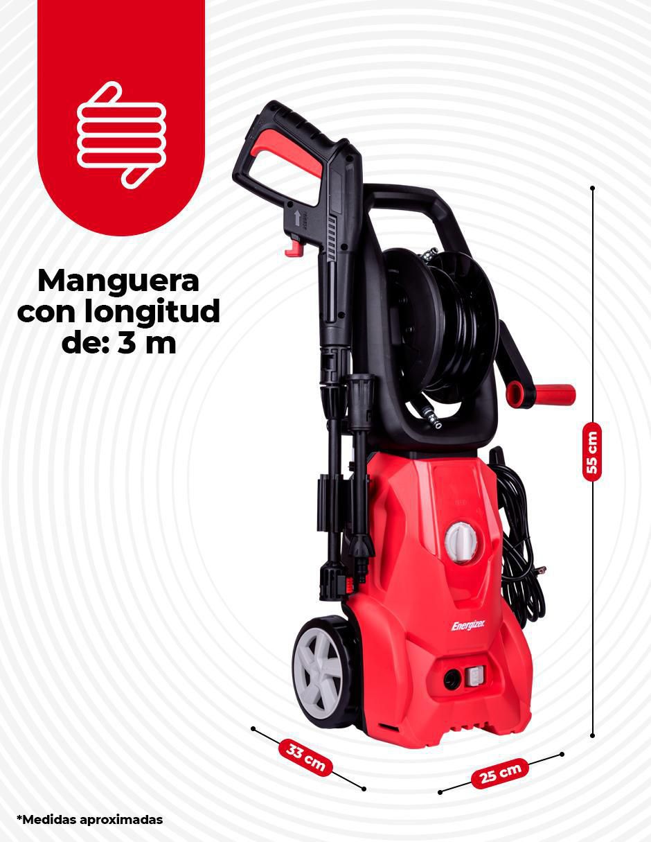 Hidrolavadora EZX1600 1900 psi 9