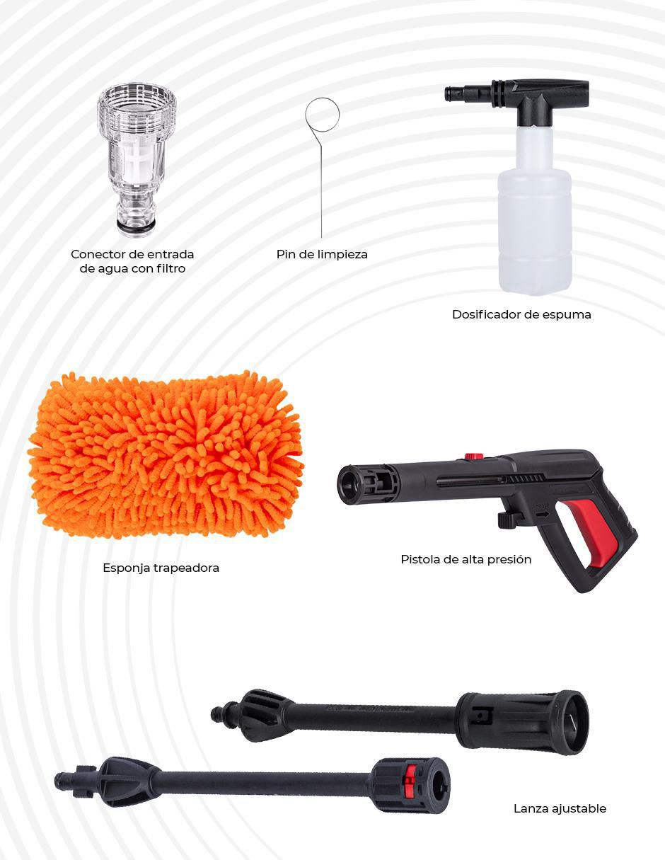Hidrolavadora EZX1600 1900 psi 7