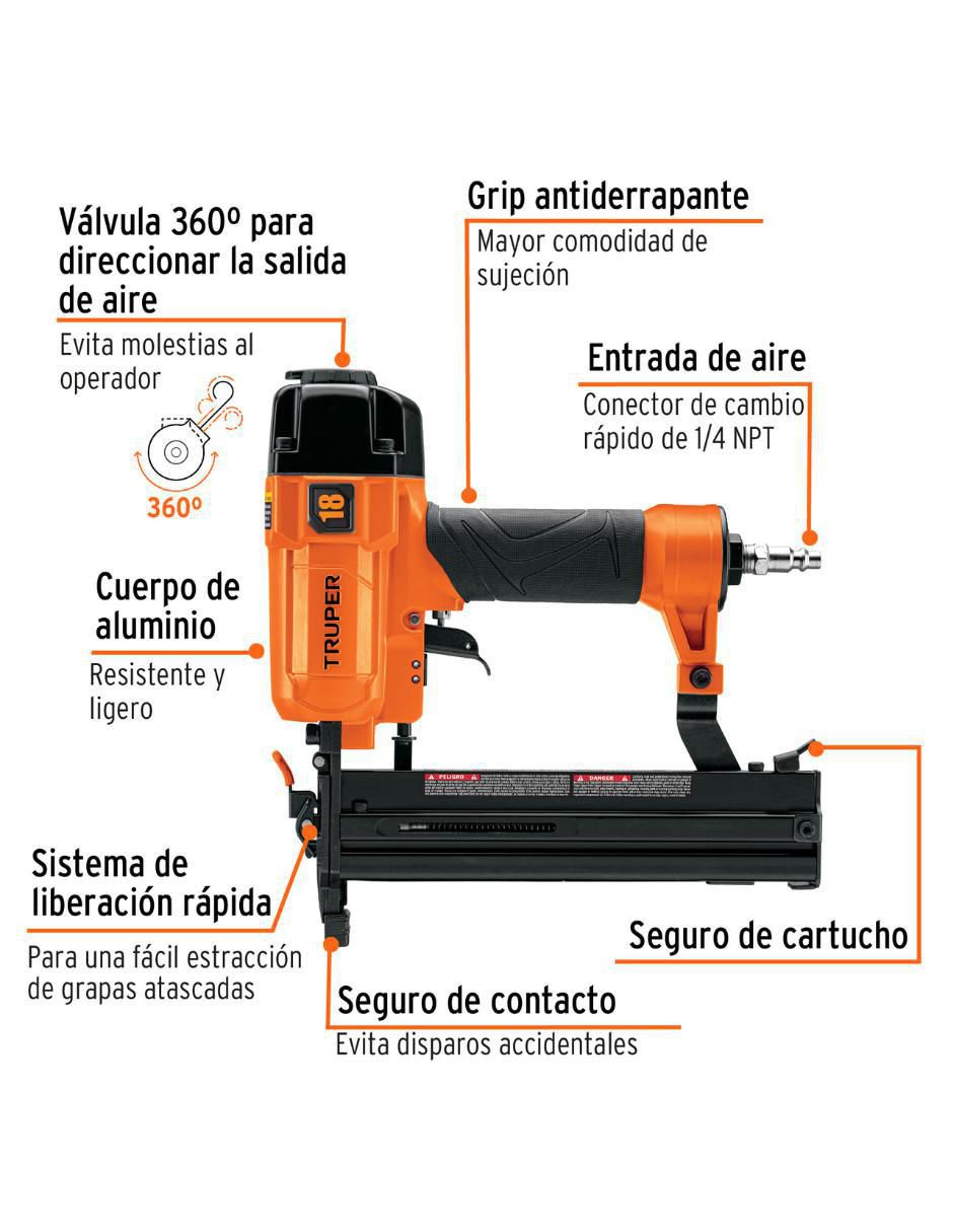 Engrapadora neumática grapas 22/6 2
